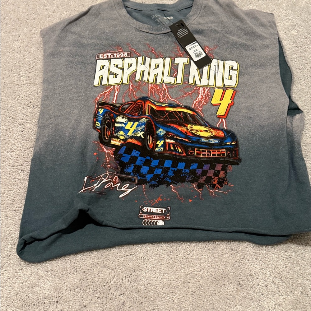 Fashion Nova Asphalt King Muscle Tee - Gray